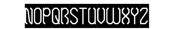 DIGITAL REVOLUTION-Inverse Font UPPERCASE