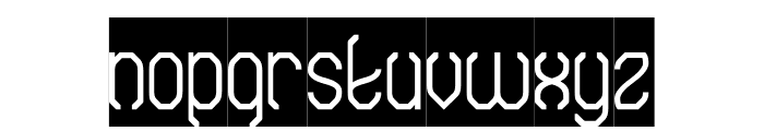 DIGITAL REVOLUTION-Inverse Font LOWERCASE
