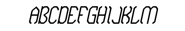 DIGITAL REVOLUTION Italic Font UPPERCASE