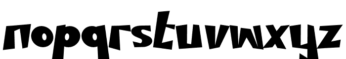 DIZZY FENCE Font LOWERCASE