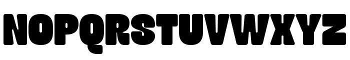 DKS Groovezilla Semi Expanded Font UPPERCASE
