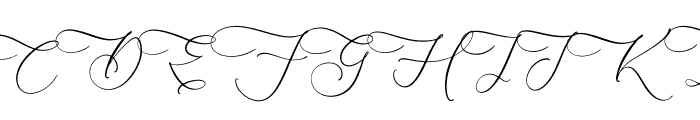 DONOG SCRIPT Font UPPERCASE