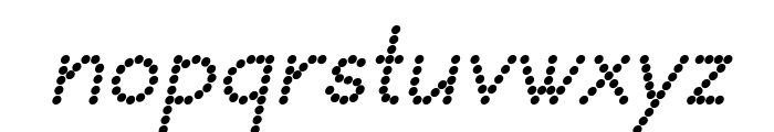 DOTCIRFUL Bold Italic Font LOWERCASE