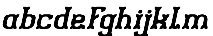 DRAGON FORCES Bold Italic Font LOWERCASE
