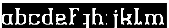 DRAGON FORCES-Inverse Font LOWERCASE