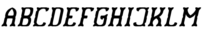 DRAGON FORCES Italic Font UPPERCASE
