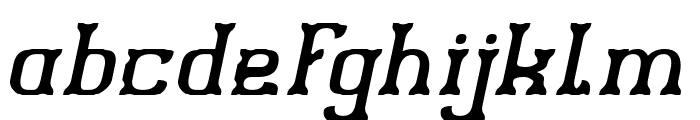 DRAGON FORCES Italic Font LOWERCASE