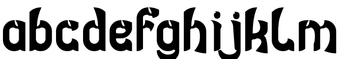 DRAGON SLAYER Bold Font LOWERCASE