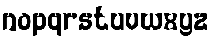 DRAGON SLAYER Bold Font LOWERCASE