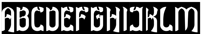 DRAGON SLAYER-Inverse Font UPPERCASE