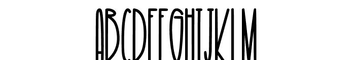 DRFlamingoThick Font UPPERCASE