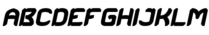 DRIFT SPACE Bold Italic Font UPPERCASE
