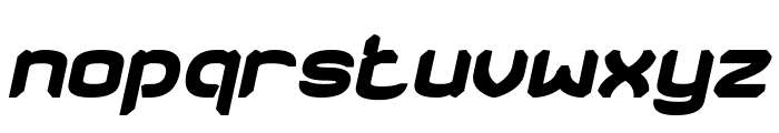 DRIFT SPACE Bold Italic Font LOWERCASE