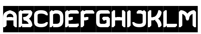 DRIFT SPACE-Inverse Font UPPERCASE