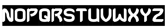 DRIFT SPACE-Inverse Font UPPERCASE