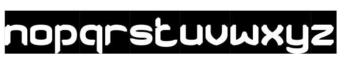 DRIFT SPACE-Inverse Font LOWERCASE