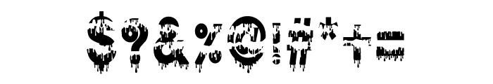 DRIP TEAM Font OTHER CHARS
