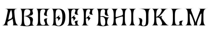 DST Elvaqir Allcaps Font UPPERCASE