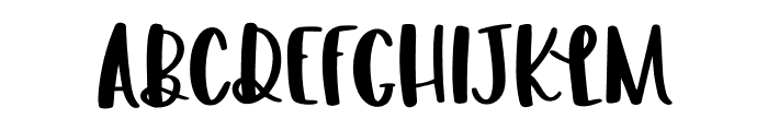 DTC Bright Days Font UPPERCASE
