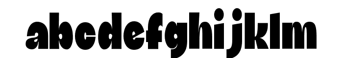 DTF Zitto Condensed Regular Font LOWERCASE