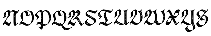 DTForsakenStamp Font UPPERCASE