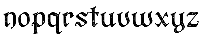 DTForsakenStamp Font LOWERCASE