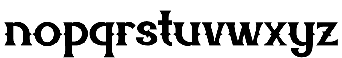 DUSTERY Font LOWERCASE