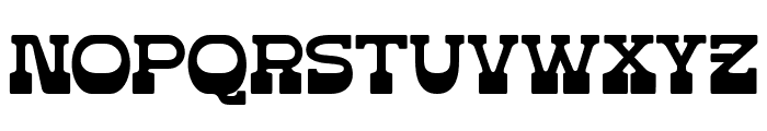 DUSTY RODEO Regular Font UPPERCASE