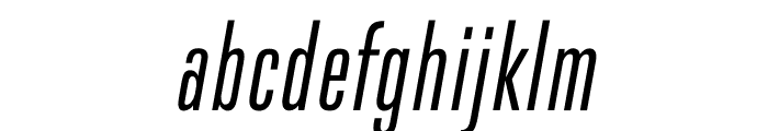 DaBronx Sans Book Italic Font LOWERCASE