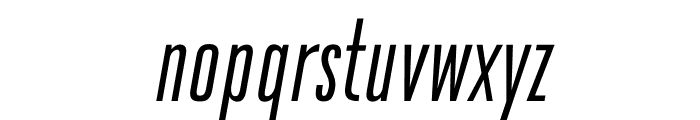 DaBronx Sans Book Italic Font LOWERCASE