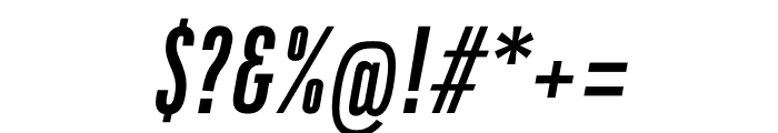 DaBronx Sans Medium Italic Font OTHER CHARS