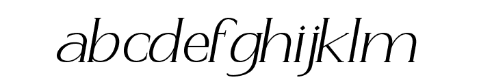 DaRH Italic-Font family Regular Font LOWERCASE