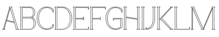 DaRh-regular-Outline Font family Regular Font UPPERCASE