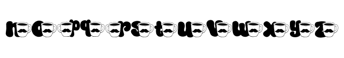 Dad Coffee Font LOWERCASE
