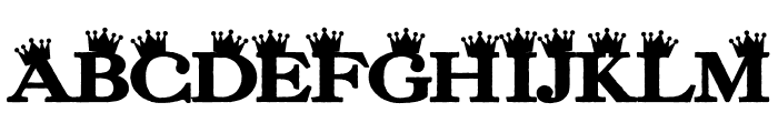 Dad Is King CF Font LOWERCASE
