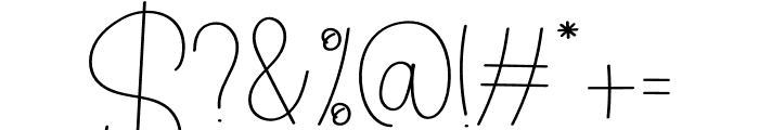 Daddy Signature Font OTHER CHARS