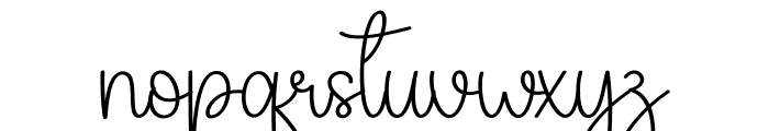Daddy Signature Font LOWERCASE