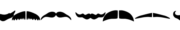 Daddys Mustache Font UPPERCASE