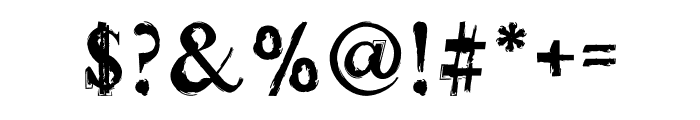 Daduidog-Regular Font OTHER CHARS
