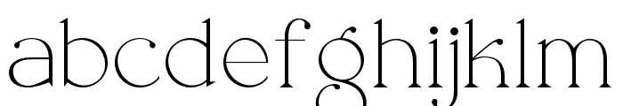 Dafilea-Regular Font LOWERCASE