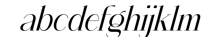 Dagilian Italic Font LOWERCASE