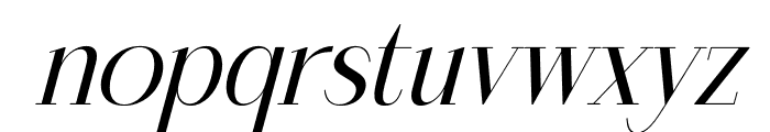 Dagilian Italic Font LOWERCASE