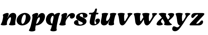 Daglin Oblique Font LOWERCASE