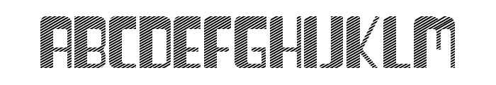 Dagon Diagonal Font UPPERCASE