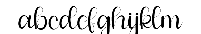 Dagtina Font LOWERCASE