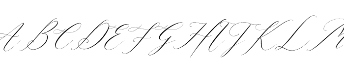 Dahliakeys Italic Font UPPERCASE