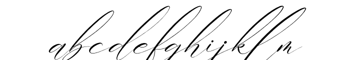 Dahliakeys Italic Font LOWERCASE