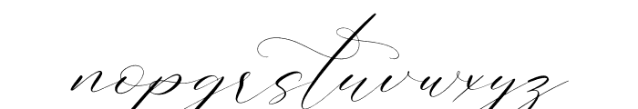 Dahliakeys Italic Font LOWERCASE