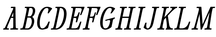 Dahliana Black Oblique Font UPPERCASE