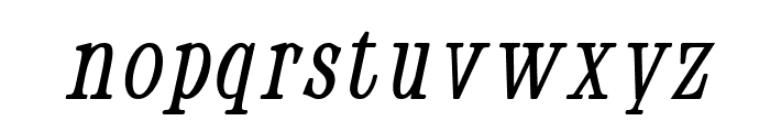 Dahliana Black Oblique Font LOWERCASE